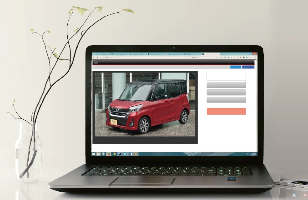 車両販売システムから作る自社専用の在庫ホームページ
